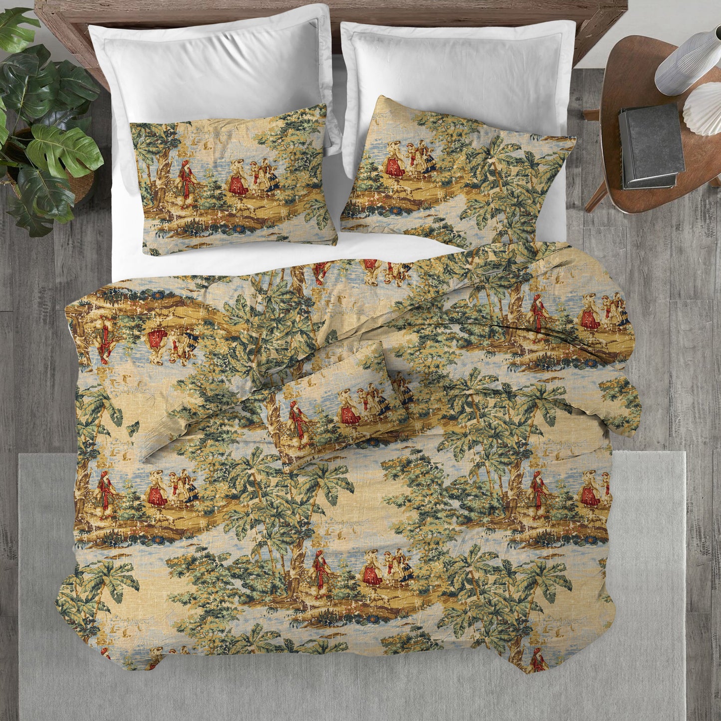 Duvet Cover in Bosporus Billiard Renaissance Toile