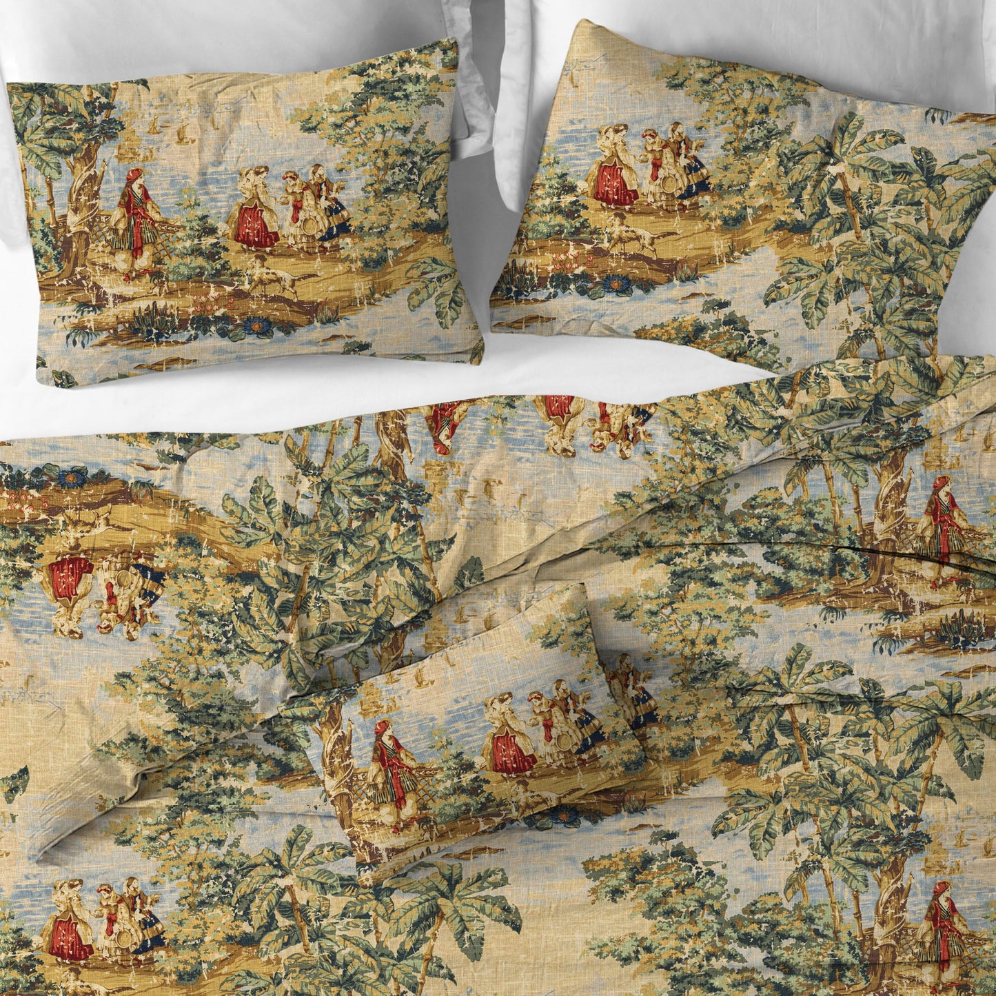 Duvet Cover in Bosporus Billiard Renaissance Toile