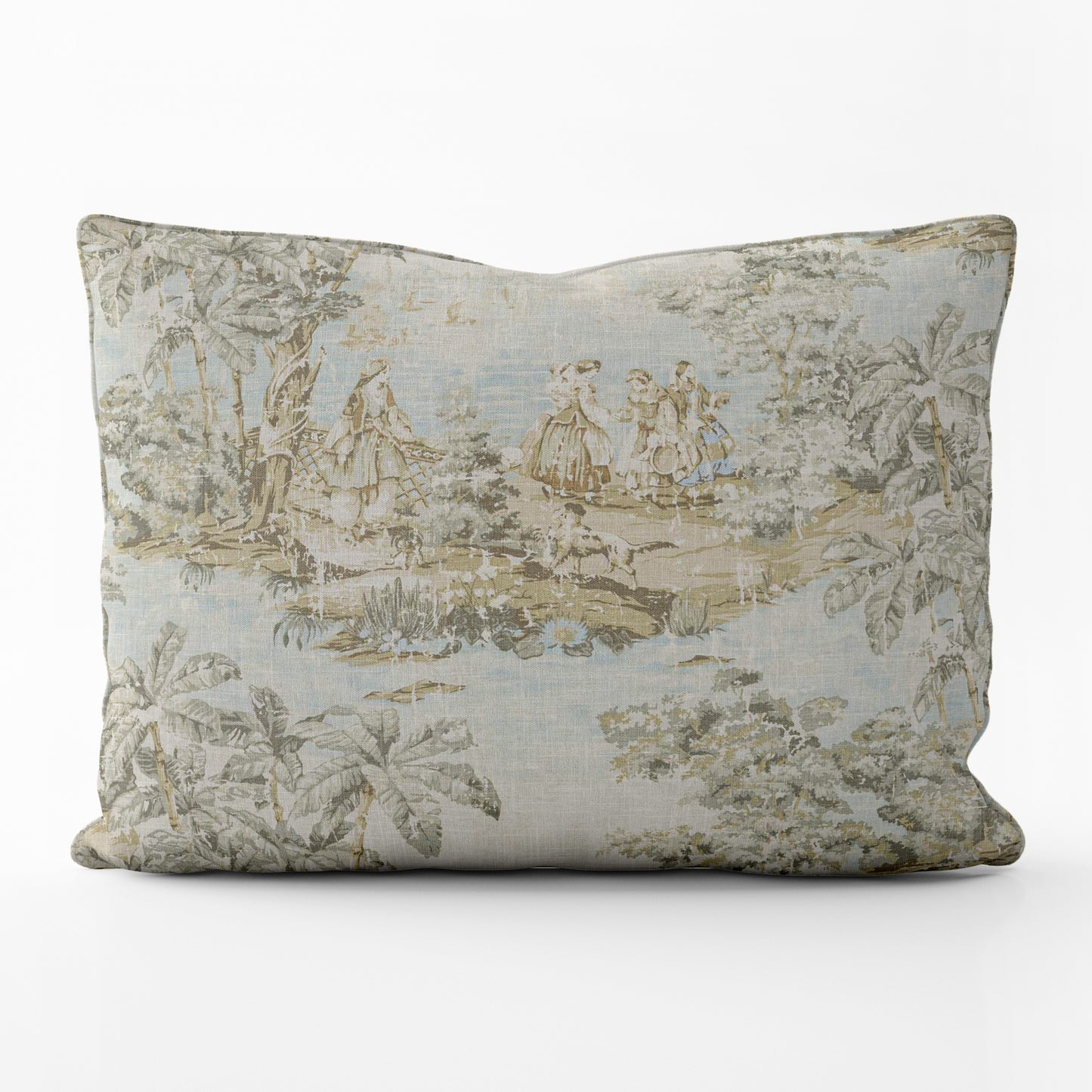 Decorative Pillows in Bosporus Flax Toile