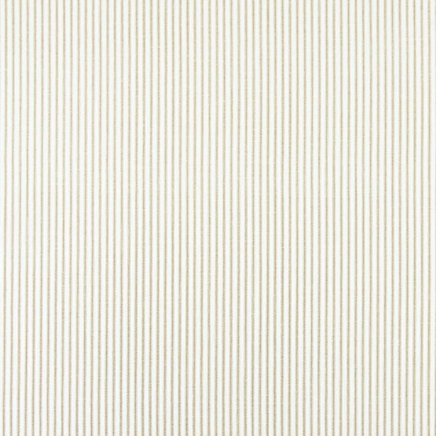 Gathered Bedskirt in Classic Shoreline Tan Ticking Stripe on White