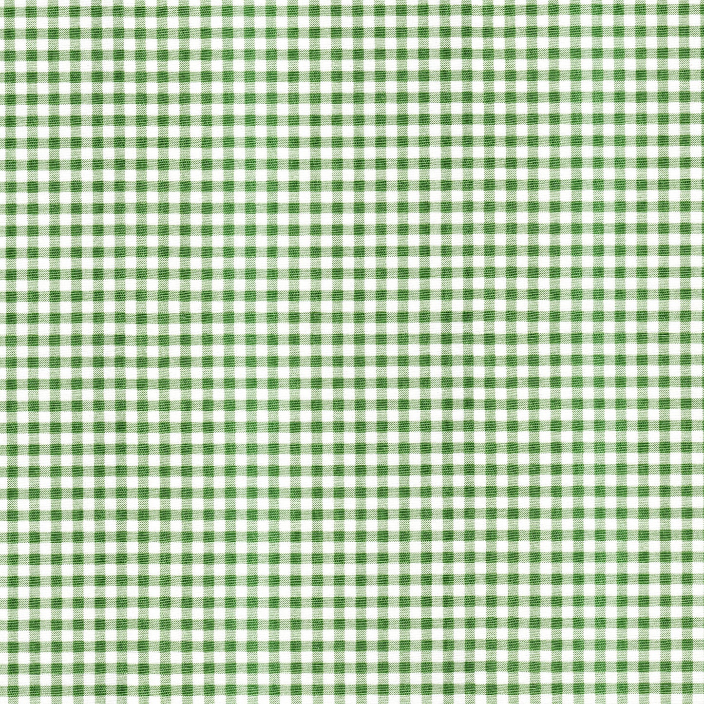 Bed Runner in Sage Green Large Gingham Check on White