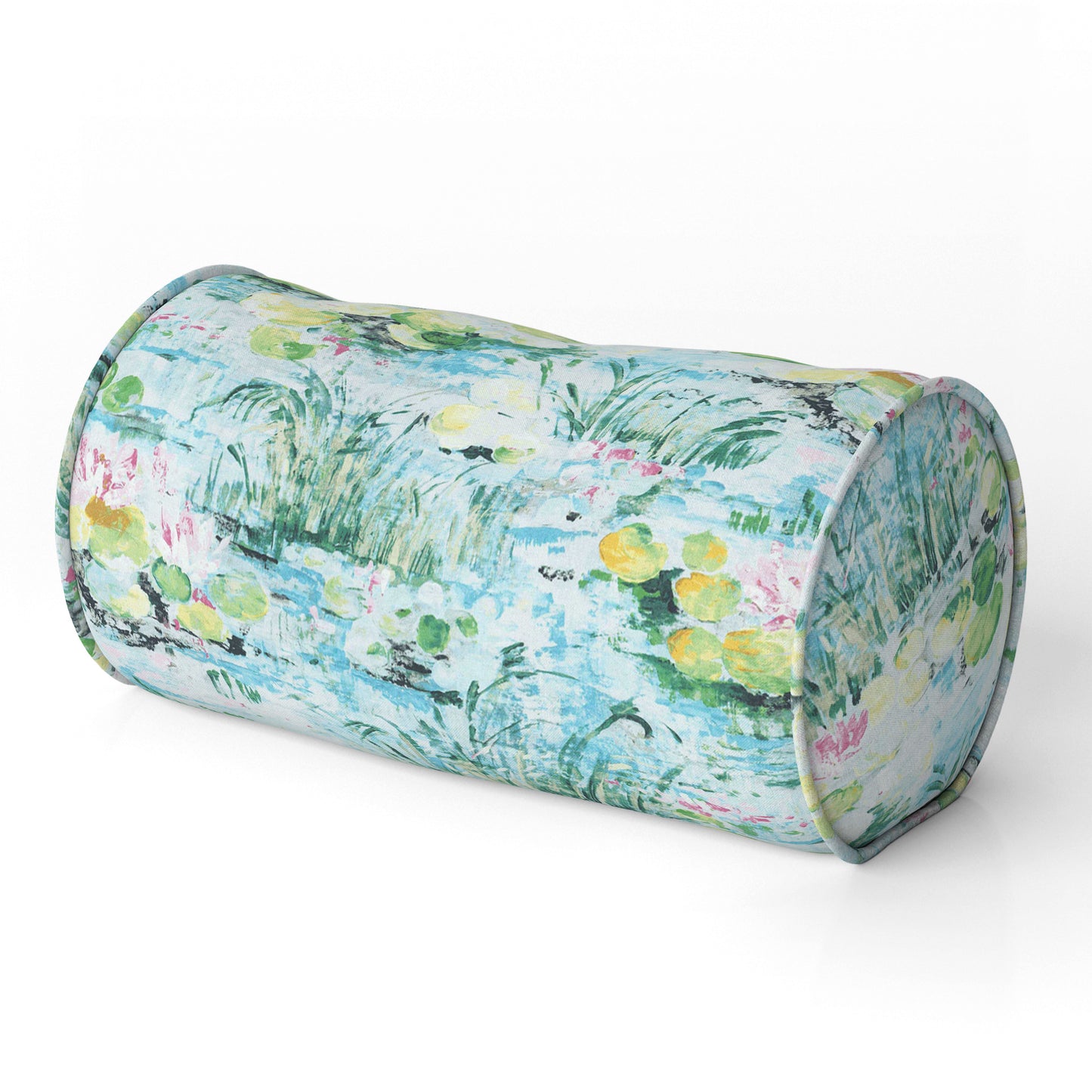 Decorative Pillows in Monet Dream Blue Water Lilies