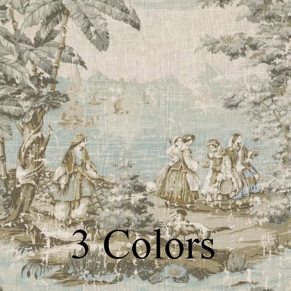 Bosporus Renaissance Toile Fabric Samples