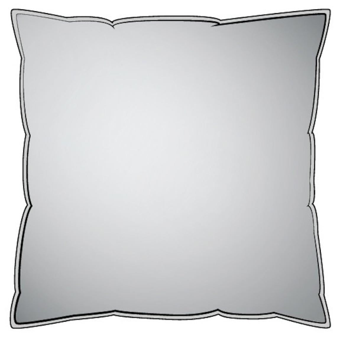 decorative pillows in Classic Mist Blue Ticking Stripe on White