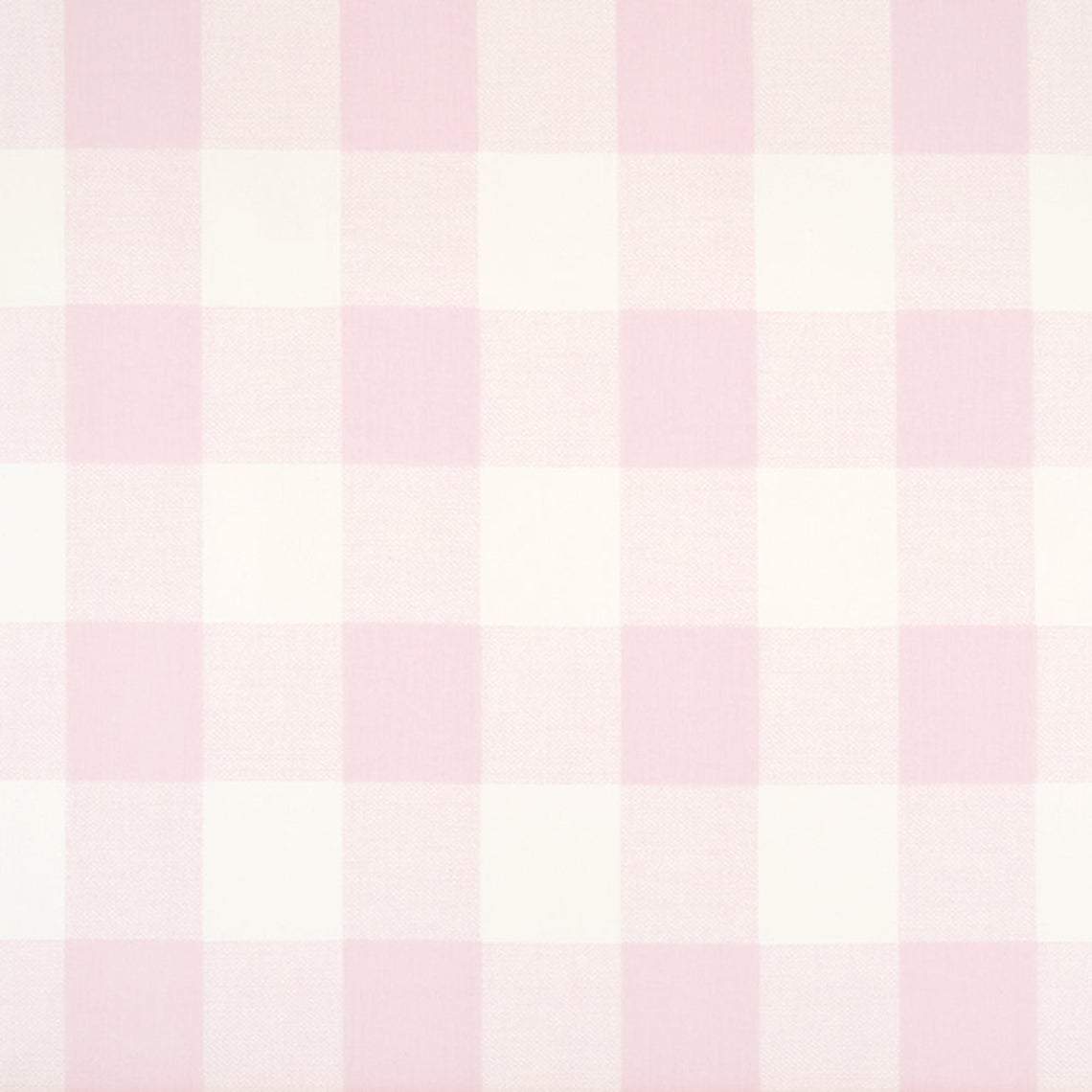 gathered crib skirt in anderson bella pale pink buffalo check plaid