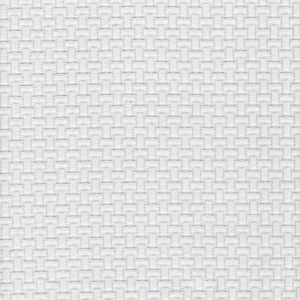 Gathered Bedskirt in Basketry Dove Gray Basket Weave Matelasse - Small Scale