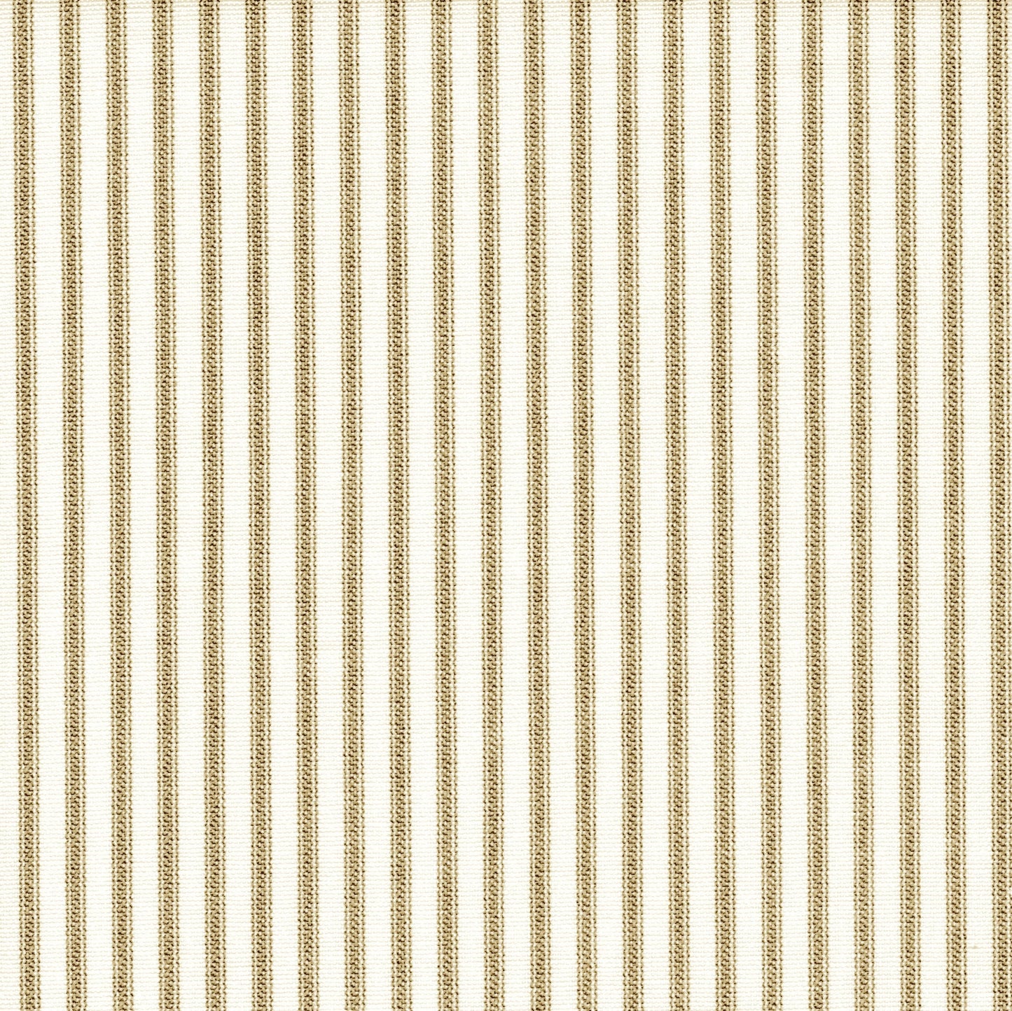 tailored crib skirt in farmhouse rustic brown ticking stripe