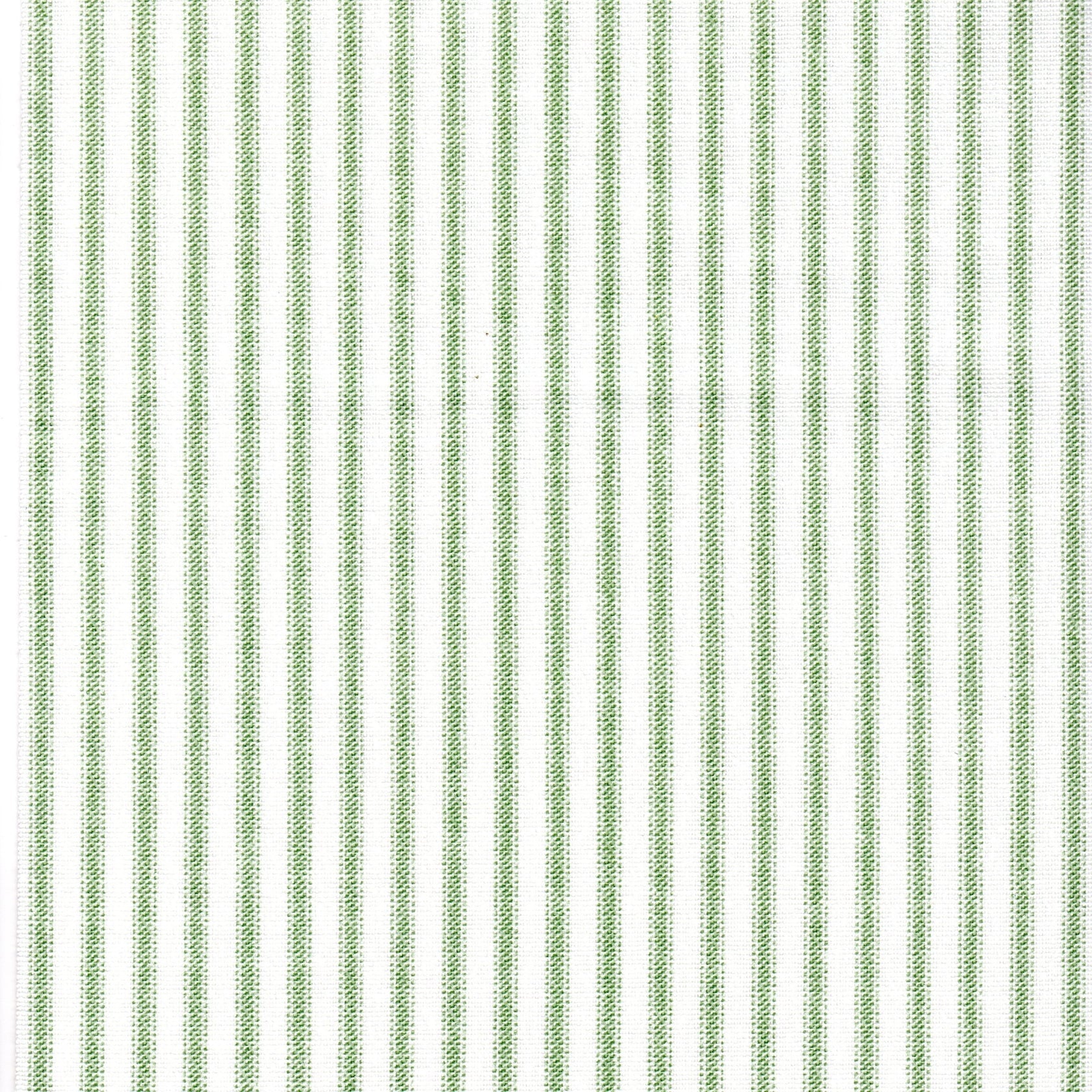 decorative pillows in Classic Sage Green Ticking Stripe on White
