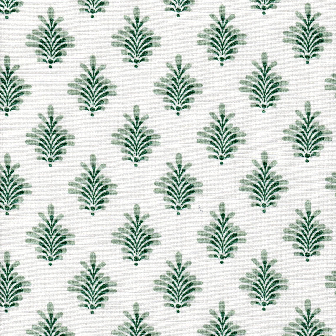 Bed Scarf in Dyann Spruce Green Floral - Small Scale