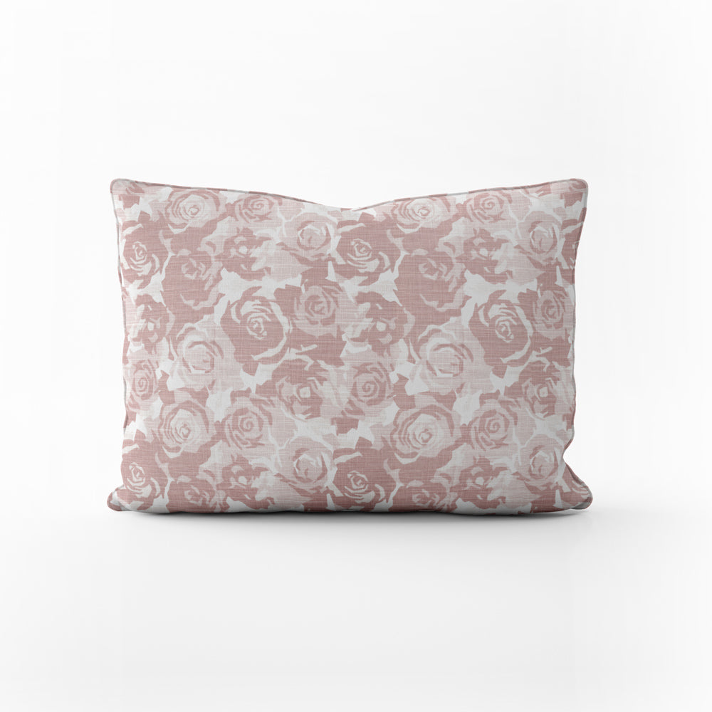 decorative pillows in farrah blush floral oblong 16" x 12"