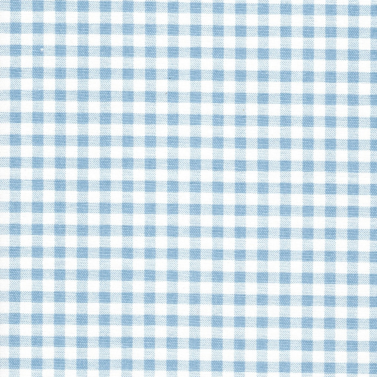 Scalloped Valance in Weathered Blue Large Gingham Check on White