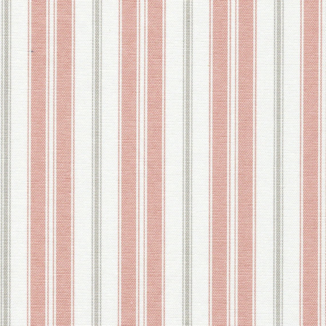 Bed Scarf in Newbury Blush Stripe- Pink, Gray, White