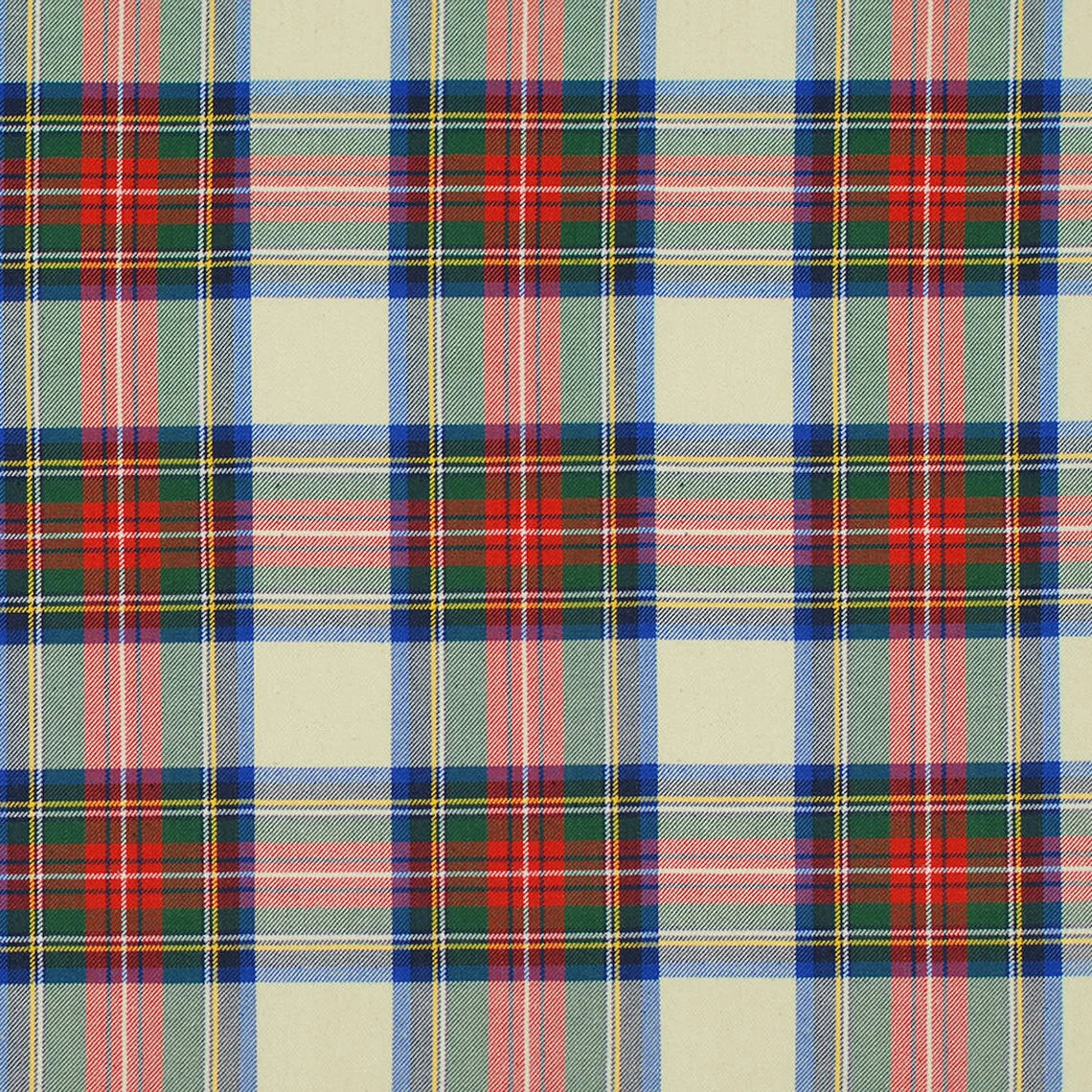 Bed Scarf in Stewart Dress Multi Tartan Plaid