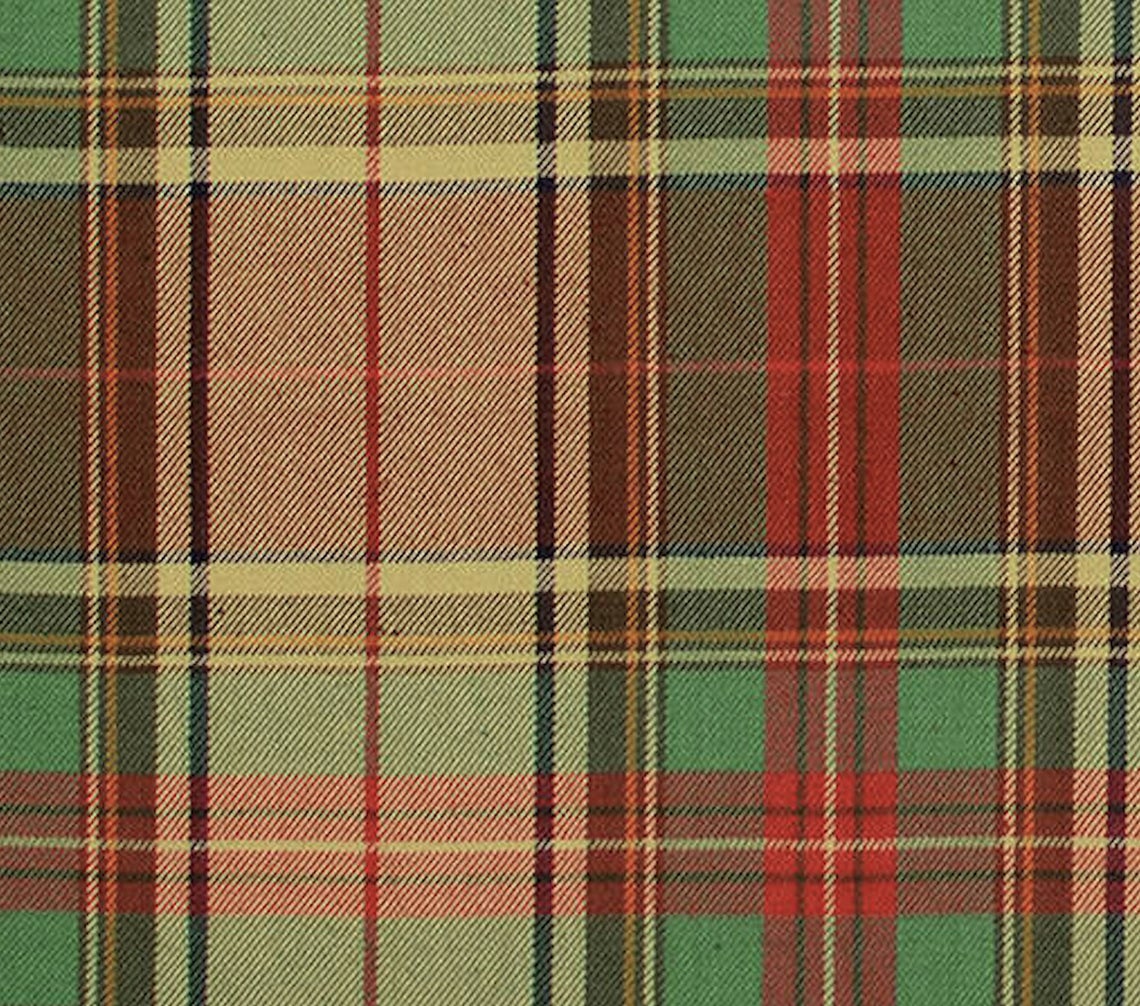 empress swag valance in ancient campbell ivy league tartan plaid