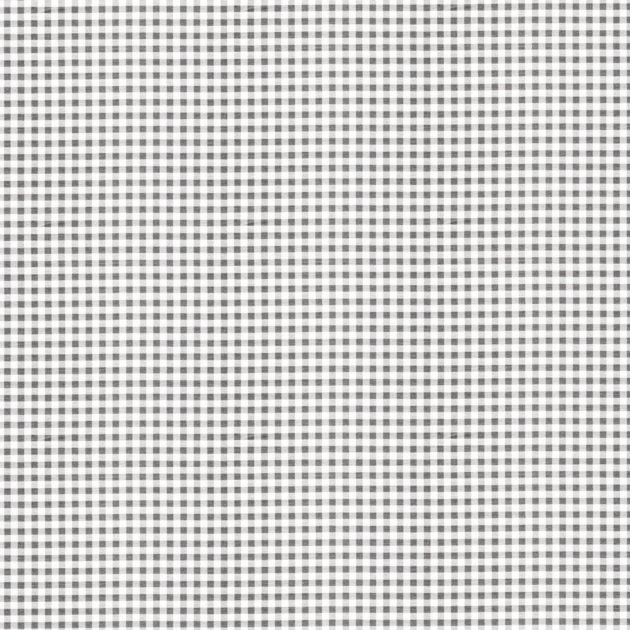 Gathered Bedskirt in Storm Gray Premier Gingham Check on White