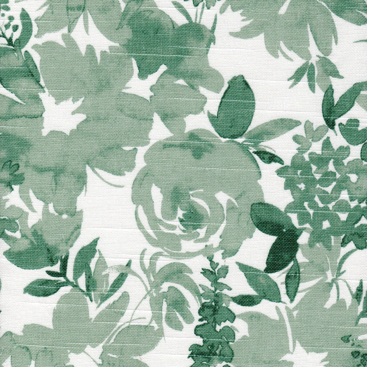 Fabric Cut Yardage in Zinnia Spruce Green Floral