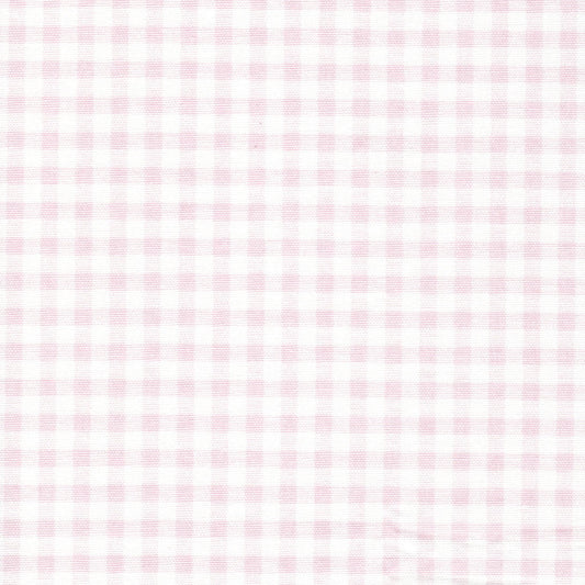 Fabric Cut Yardage in Bella Pink Premier Gingham Check on White