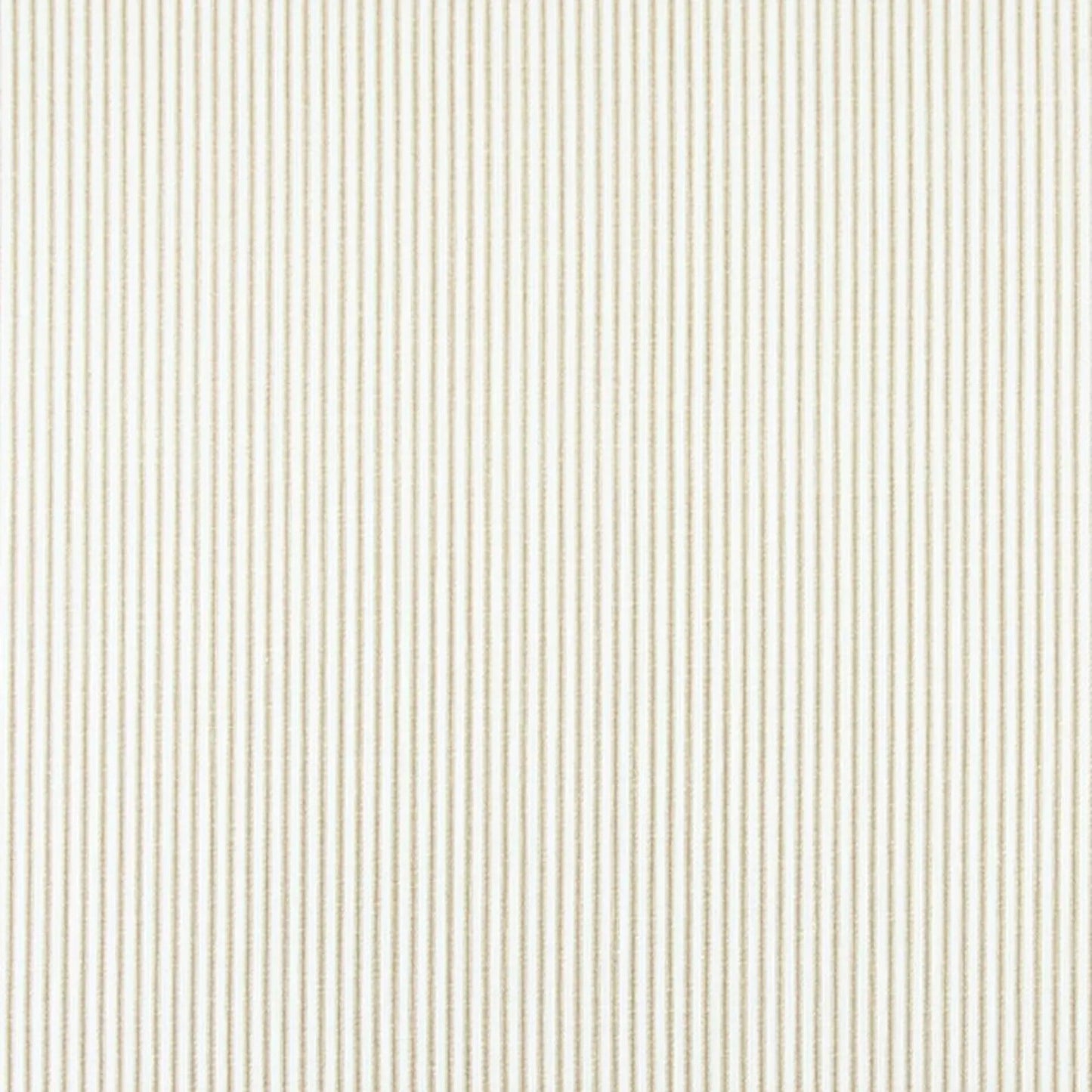 Gathered Bedskirt in Classic Shoreline Tan Ticking Stripe on White