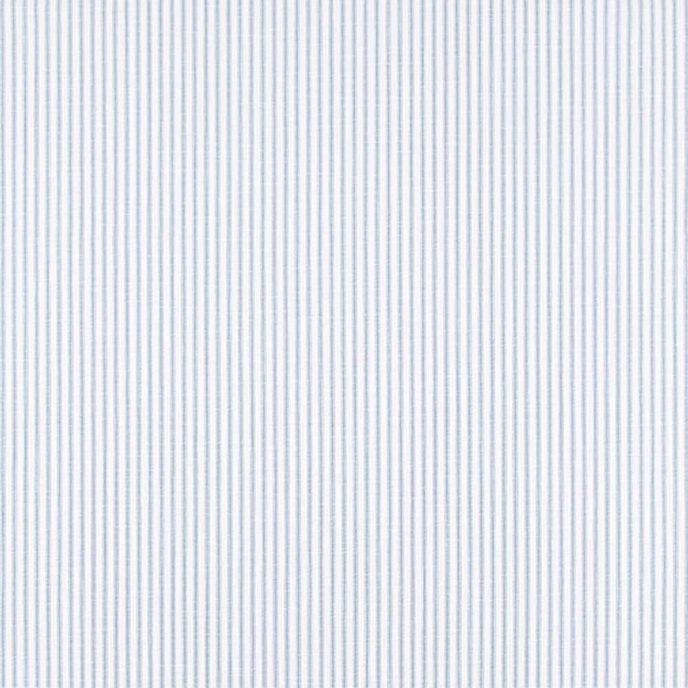 Fabric Cut Yardage in Classic Mist Blue Ticking Stripe on White