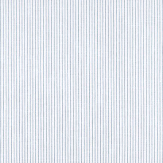 Fabric Cut Yardage in Classic Mist Blue Ticking Stripe on White