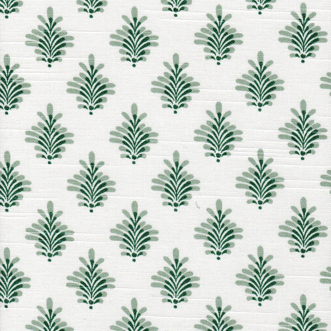 Gathered Bedskirt in Dyann Spruce Green Floral - Small Scale