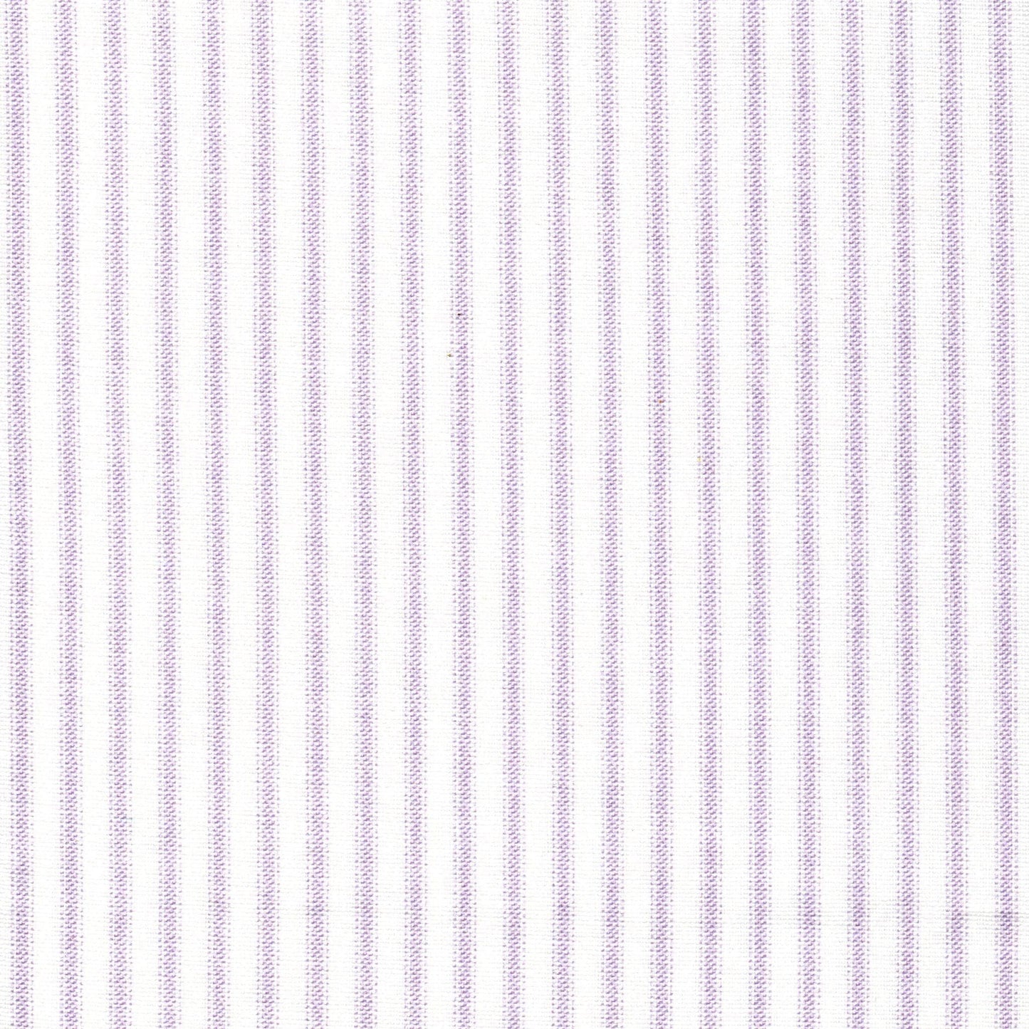 Fabric Cut Yardage in Classic Orchid Lavender Ticking Stripe on White