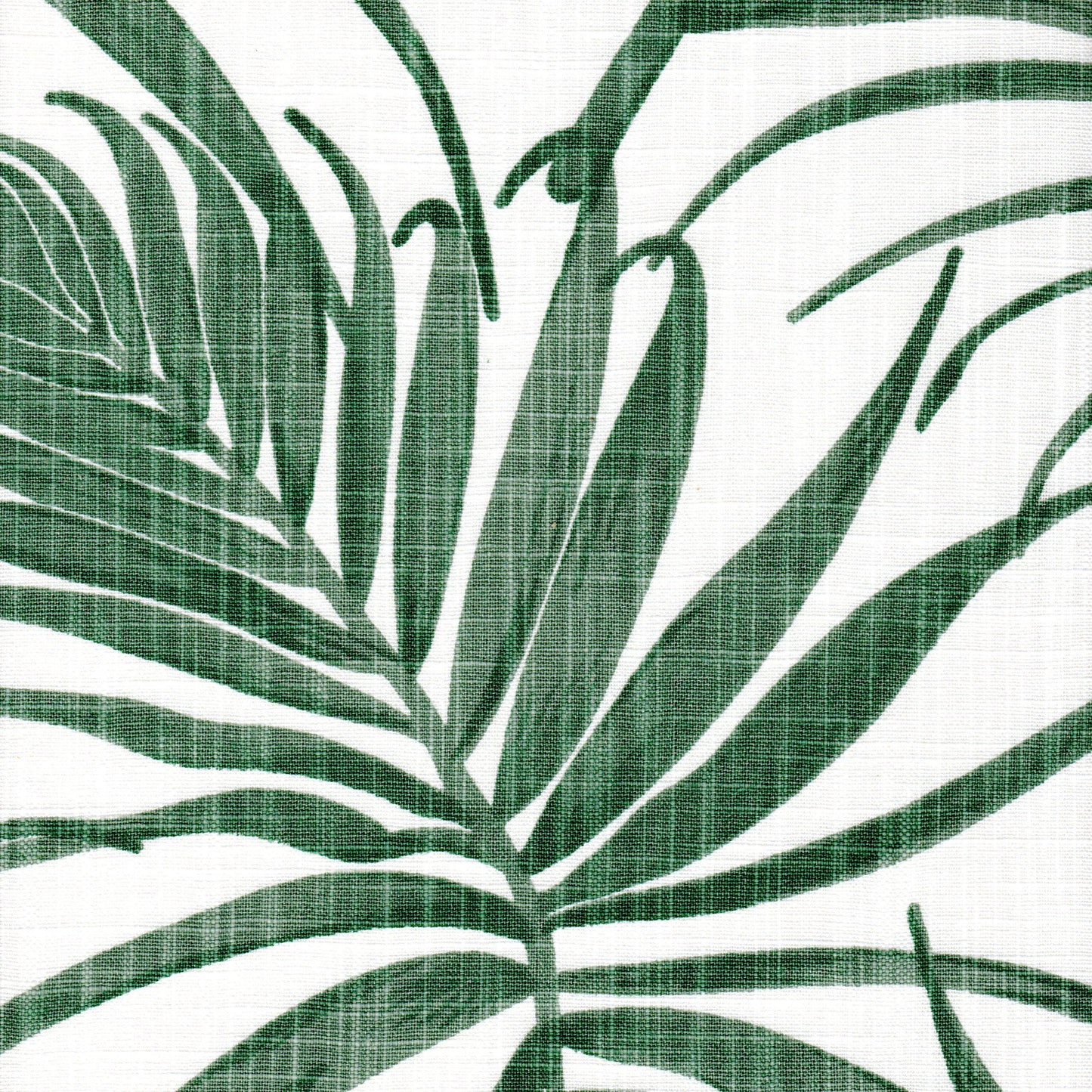 Fabric Cut Yardage in Karoo Fairway Green Watercolor Tropical Foliage