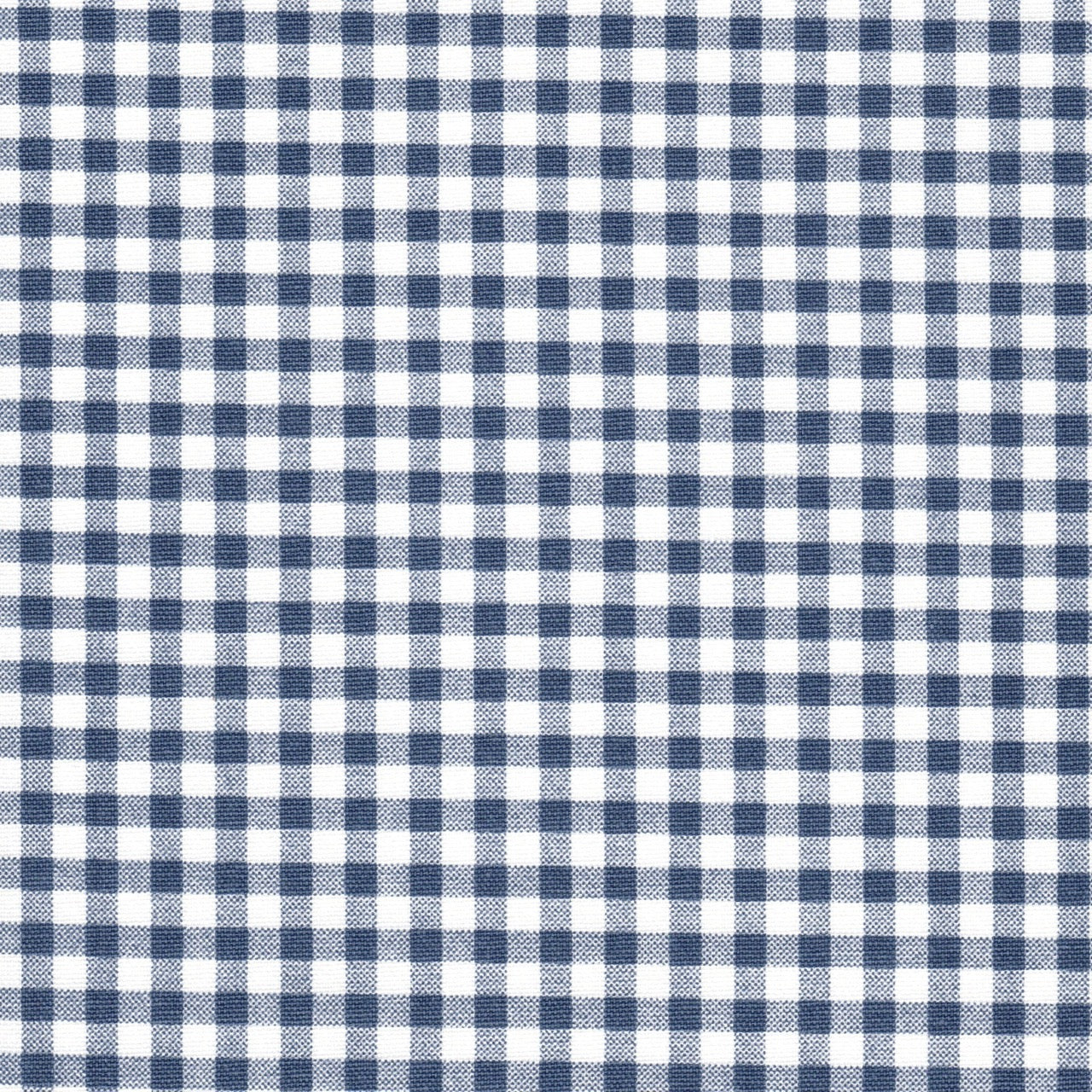 Gathered Bedskirt in Premier Navy Blue Premier Gingham Check on White