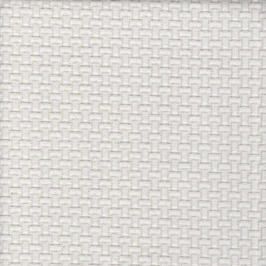 Fabric Cut Yardage in Basketry Natural Beige Basket Weave Matelasse - Small Scale