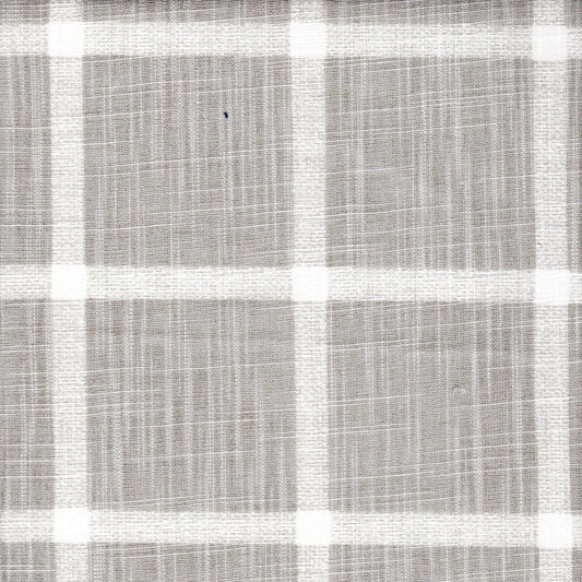 Fabric Cut Yardage in Modern Farmhouse Abbot French Grey Windowpane Plaid