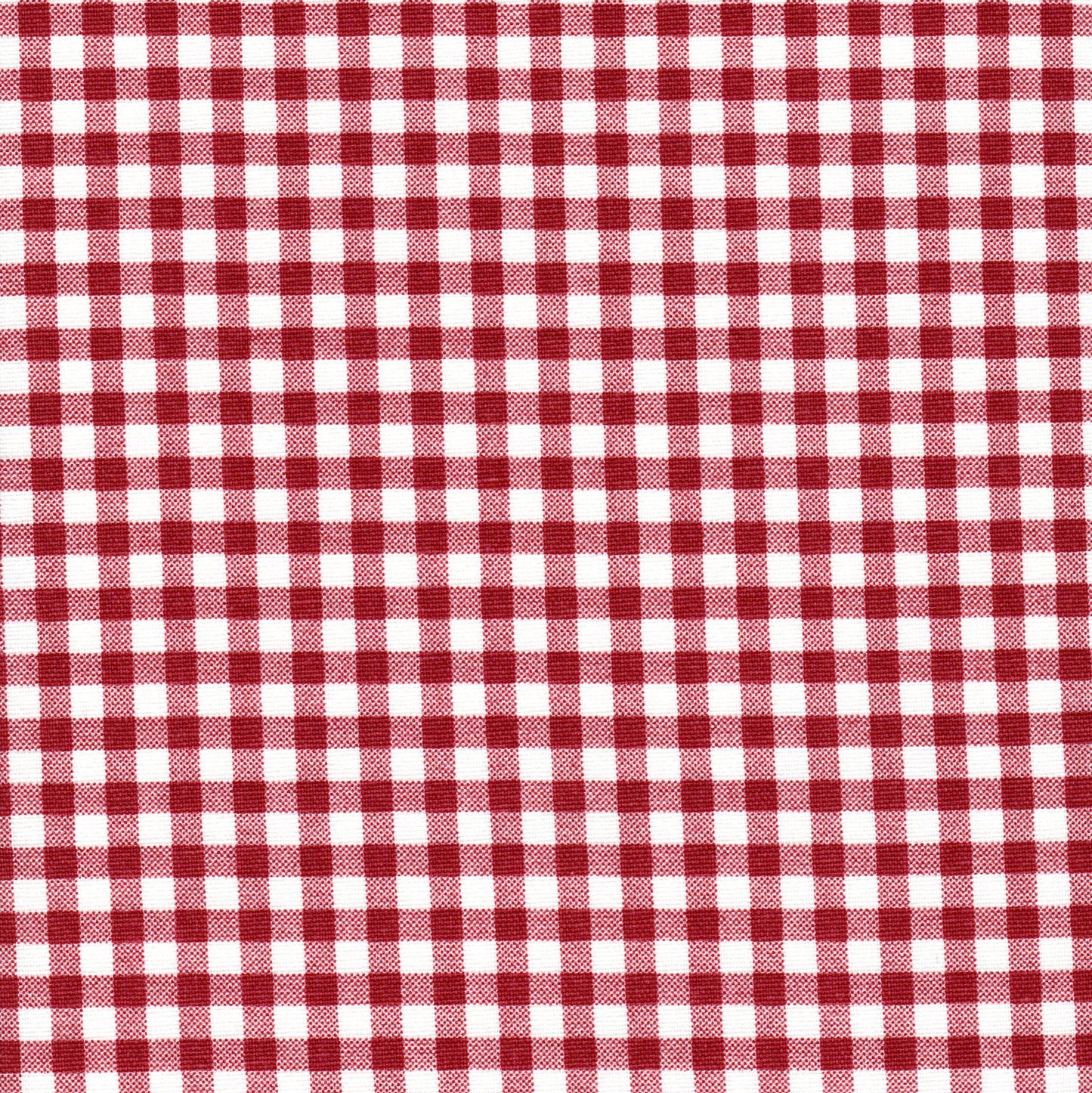 Fabric Cut Yardage in Premier Gingham Check Pompeian Dark Red on White