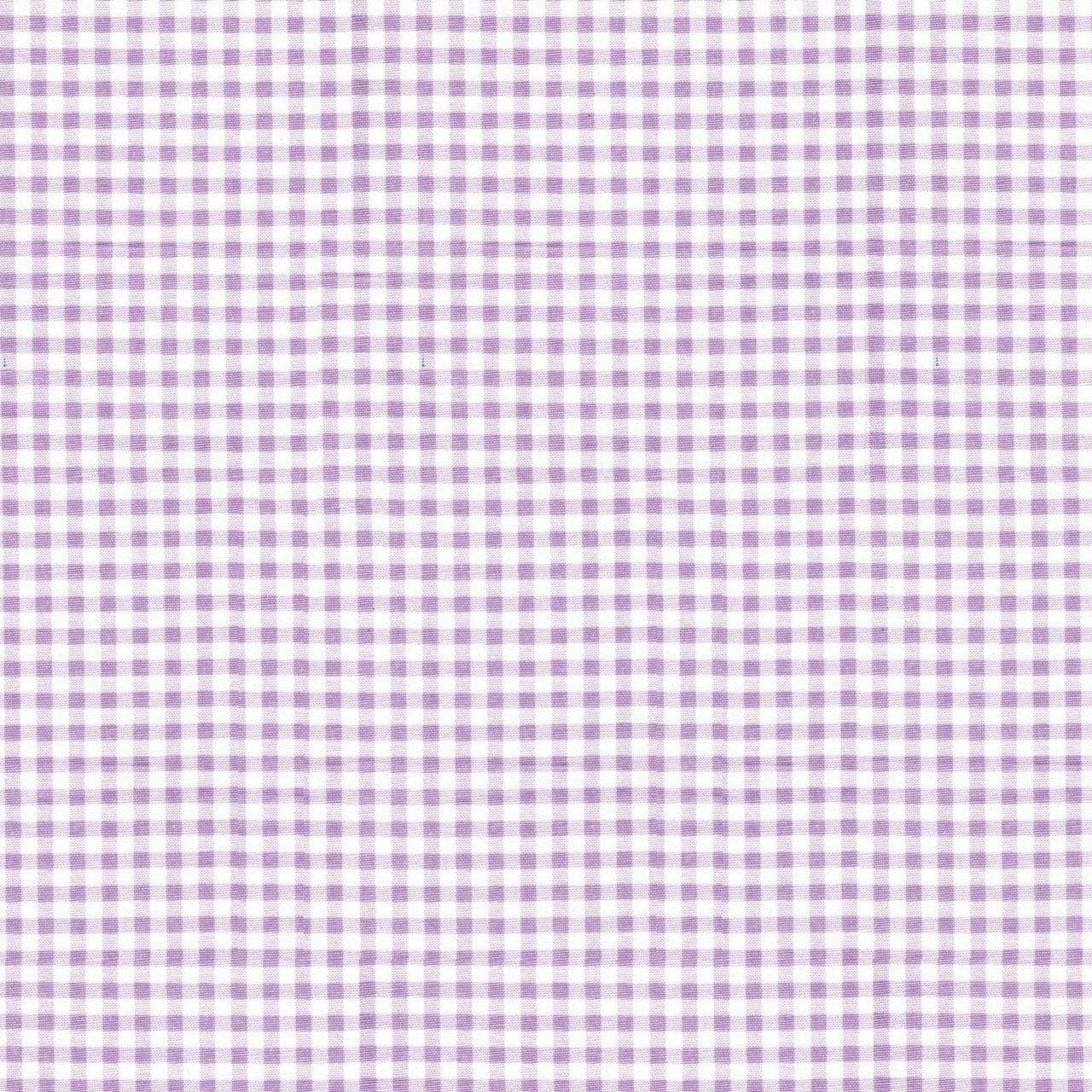 Fabric Cut Yardage in Orchid Premier Gingham Check on White