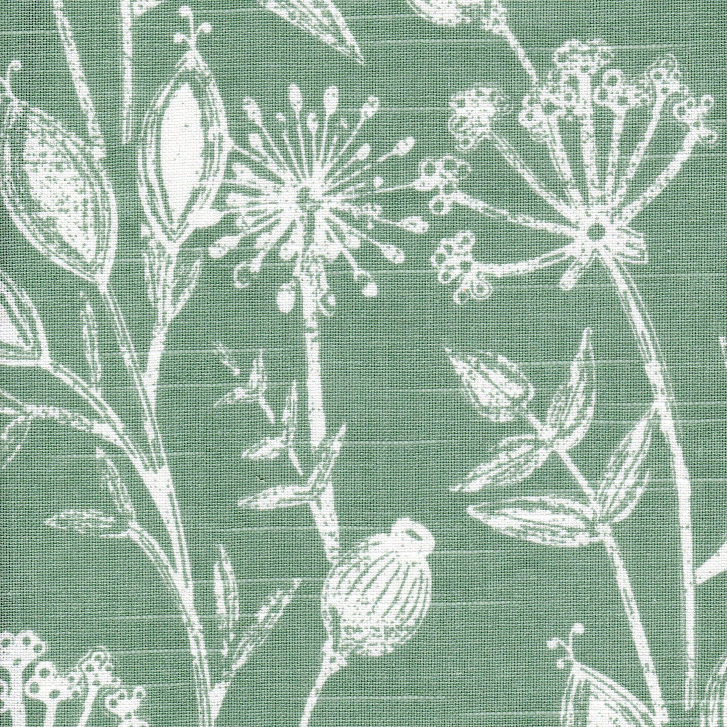 Fabric Cut Yardage in Daman Spruce Green Floral