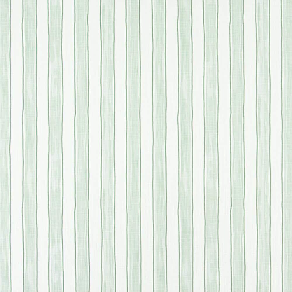 Fabric Cut Yardage in Brush Stripes Pistachio Green Stripe Slub Canvas
