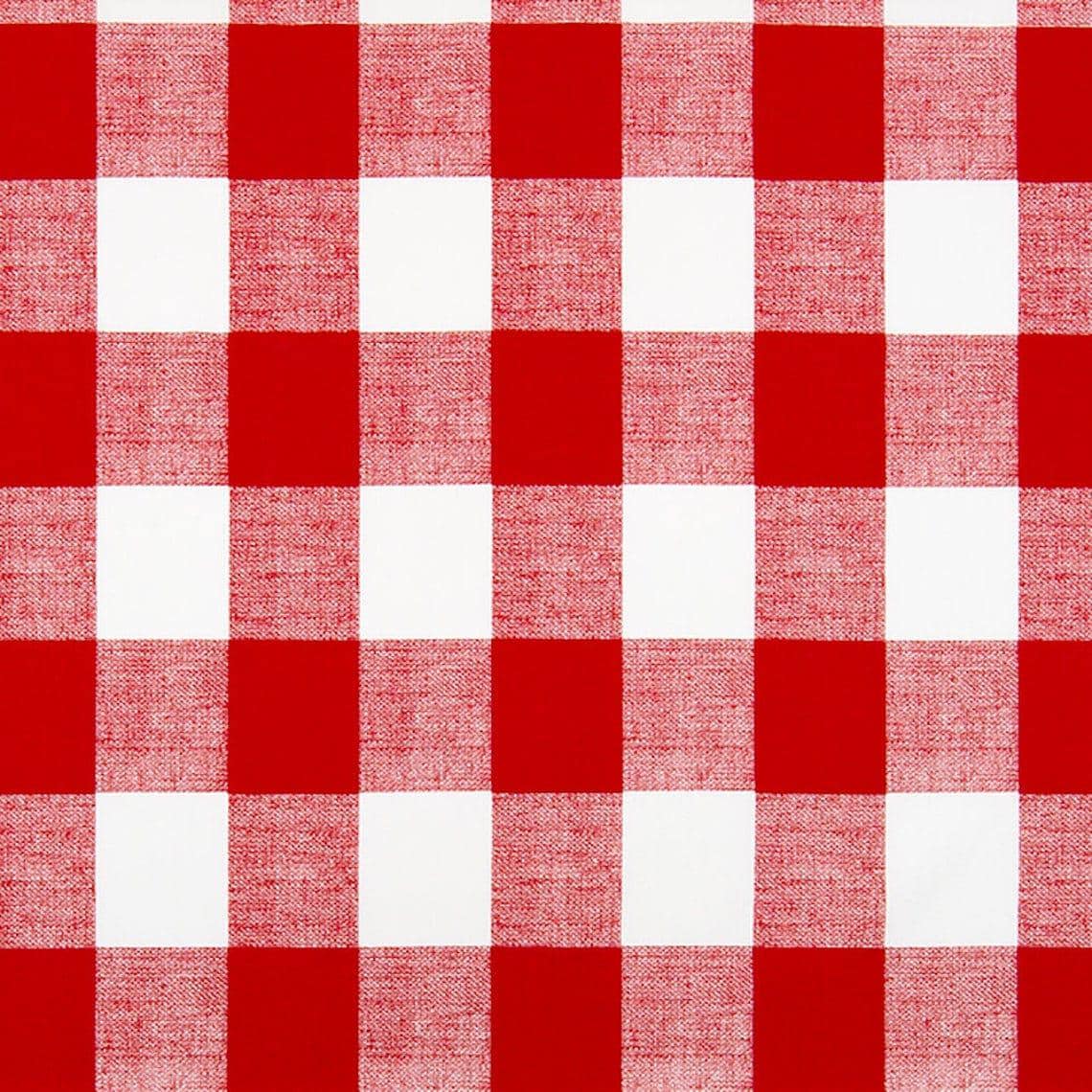 Fabric Cut Yardage in Anderson Lipstick Red Buffalo Check Plaid