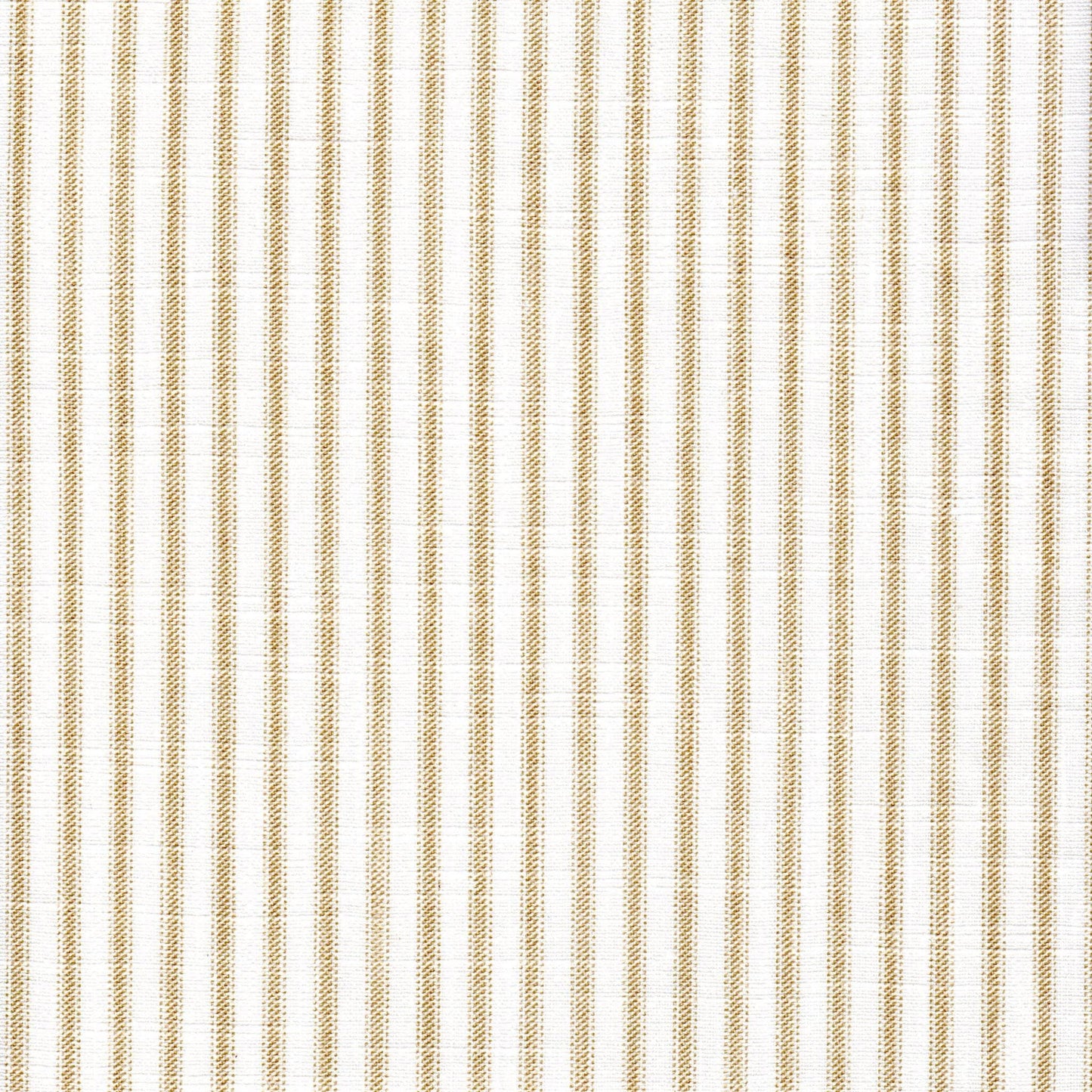 Fabric Cut Yardage in Classic Shoreline Tan Ticking Stripe on White