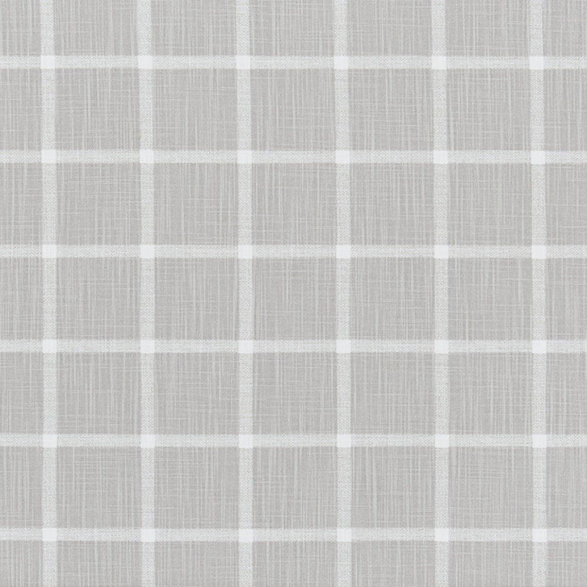 Stall (Narrow) Shower Curtain in Abbot French Grey Windowpane Plaid