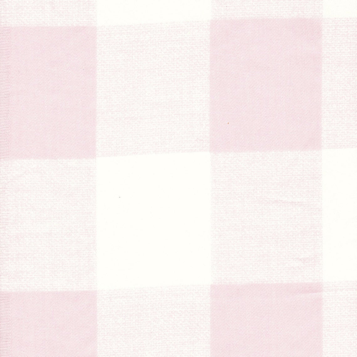 Back Tab Curtain Panels Pair in Anderson Bella Pale Pink Buffalo Check Plaid