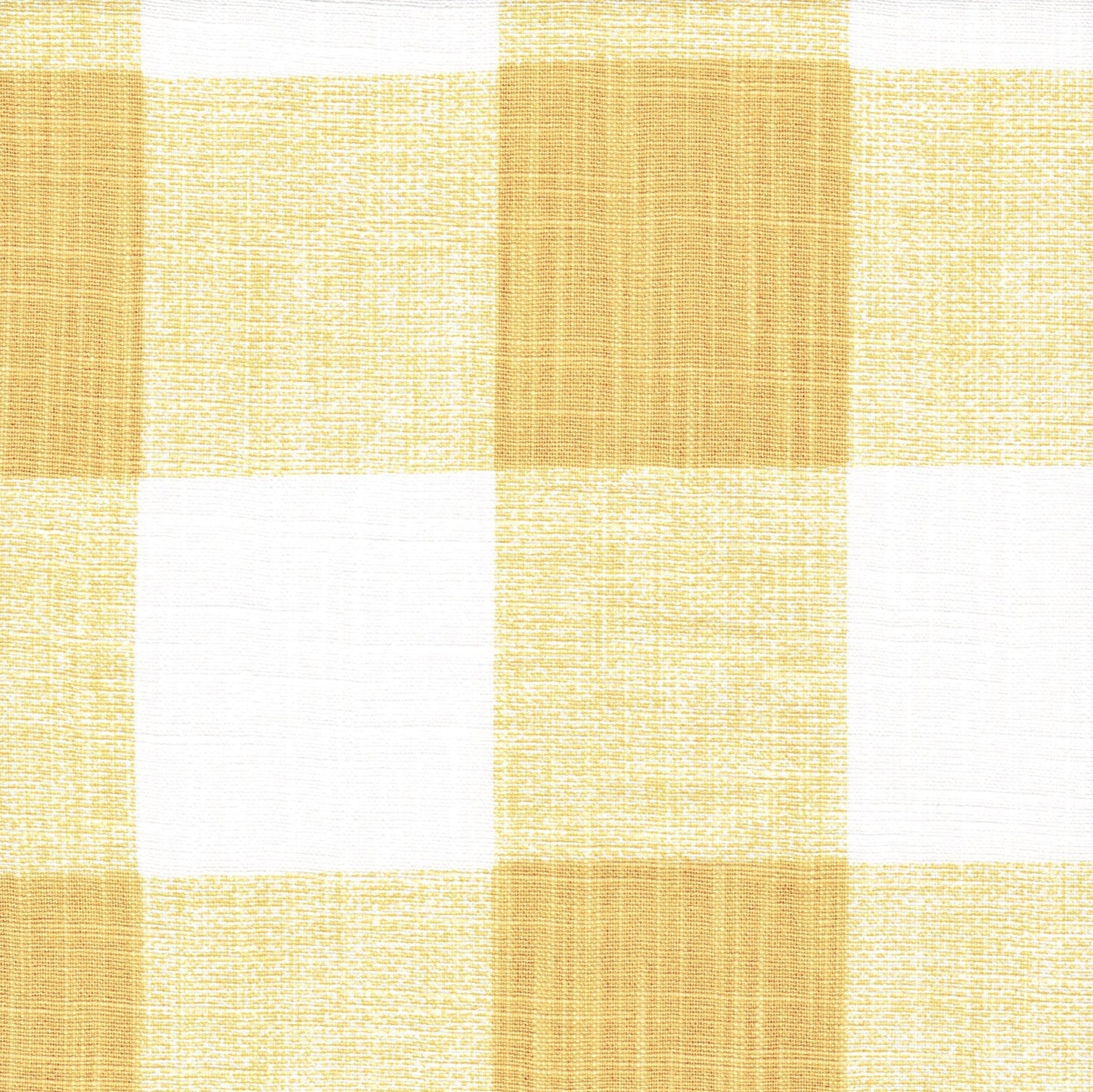 Back Tab Curtain Panels Pairs in Anderson Brazilian Yellow Buffalo Check Plaid