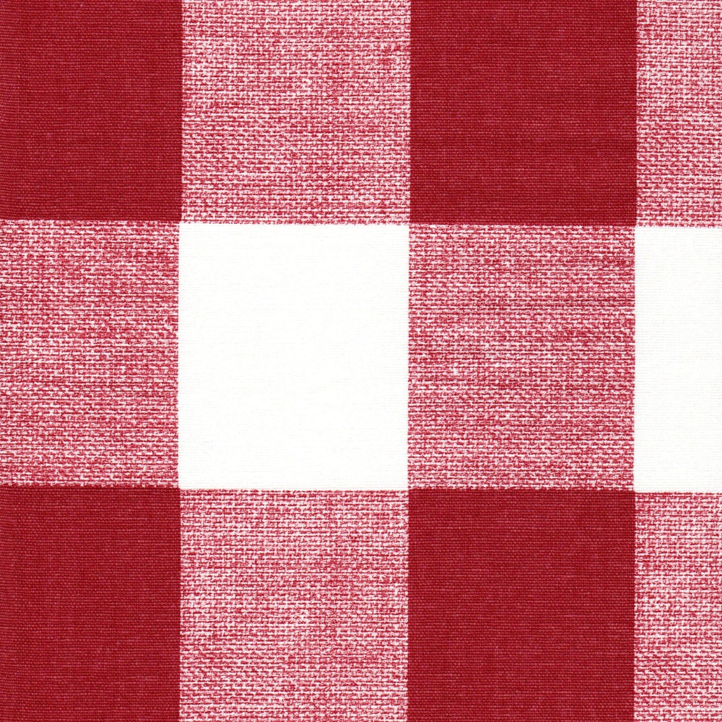 Shower Curtain in Anderson Pompeian Dark Red Buffalo Check Plaid 