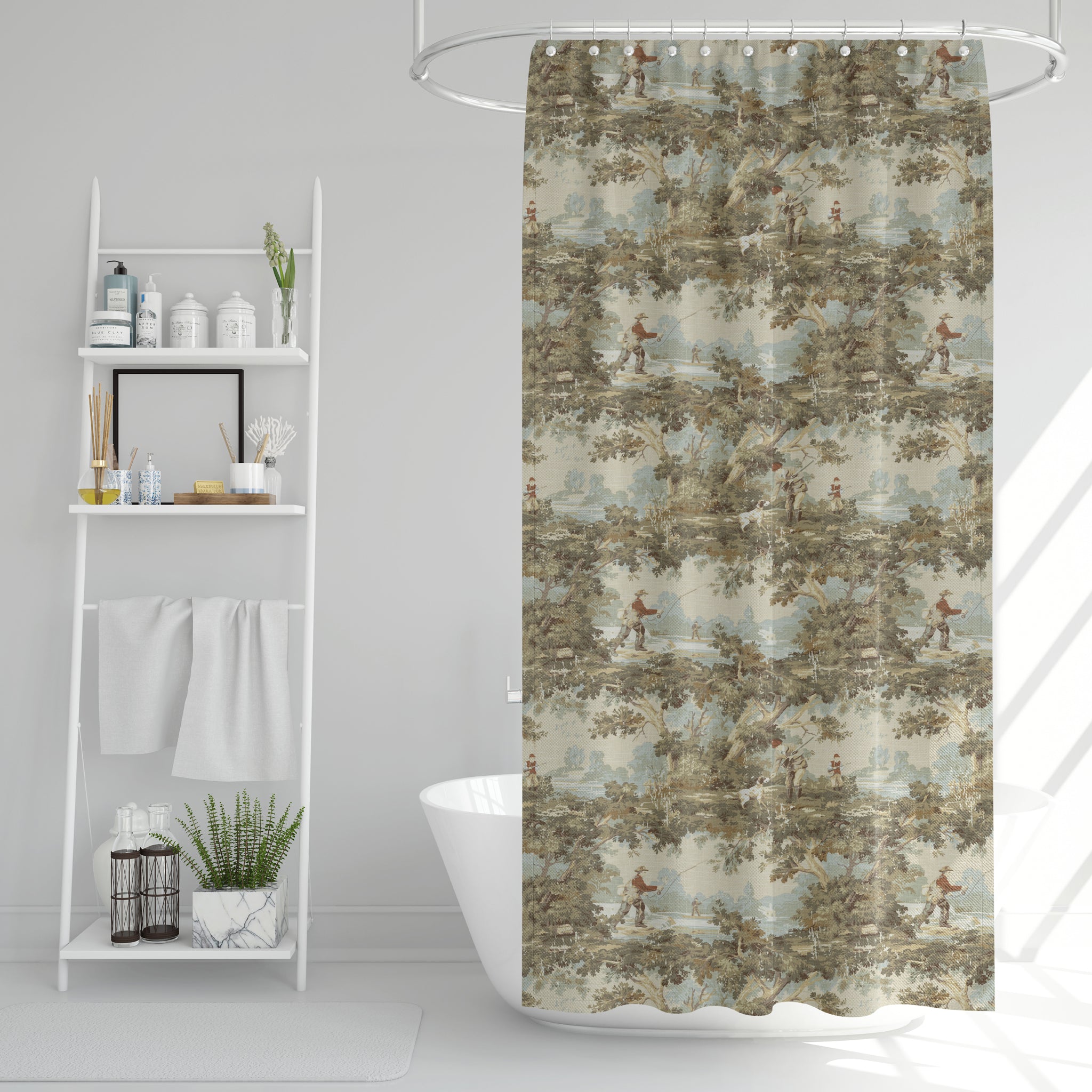 Lawn Tennis Shower Curtain, Bathroom Decor, Bridal outlets Shower Gift, Trendy Apartment Decor, Bath Curtain, Vintage Style Decor, Vintage Tennis