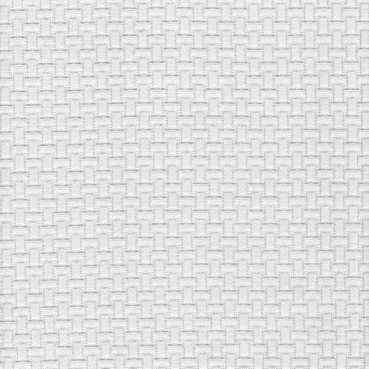 Back Tab Curtain Panels Pair in Basketry Dove Gray Basket Weave Matelasse - Small Scale