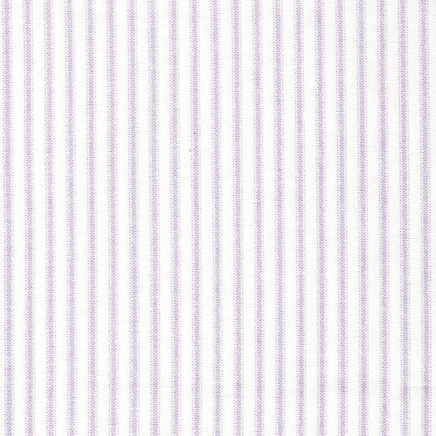 Tailored Crib Skirt in Classic Orchid Lavender Ticking Stripe on White