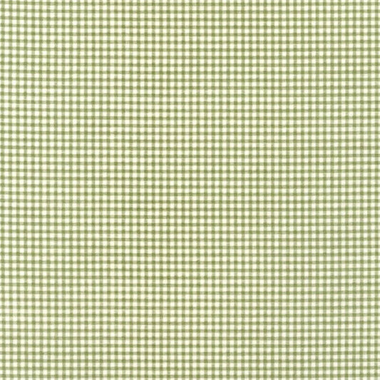 Stall (Narrow) Shower Curtain in Farmhouse Jungle Green Gingham Check