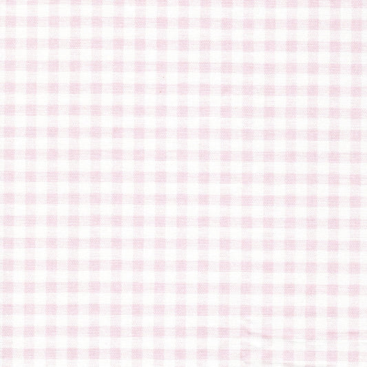 Bed Runner in Bella Pink Large Gingham Check on White