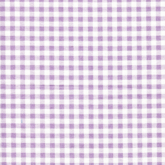 Bed Runner in Orchid Large Gingham Check on White