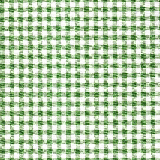 Back Tab Curtain Panels Pairs in Sage Green Premier Gingham Check on White