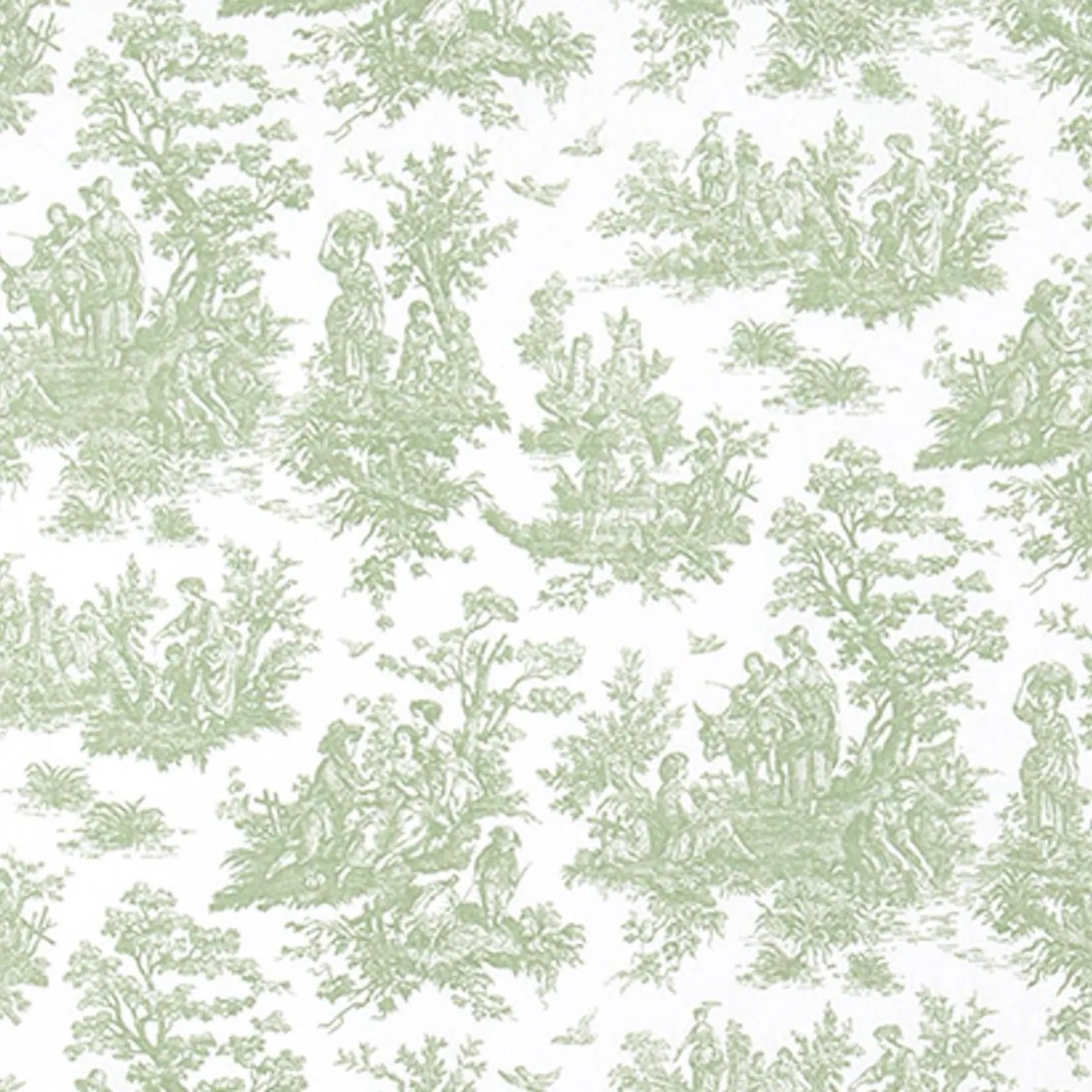 tailored crib skirt in jamestown black colonial country toile
