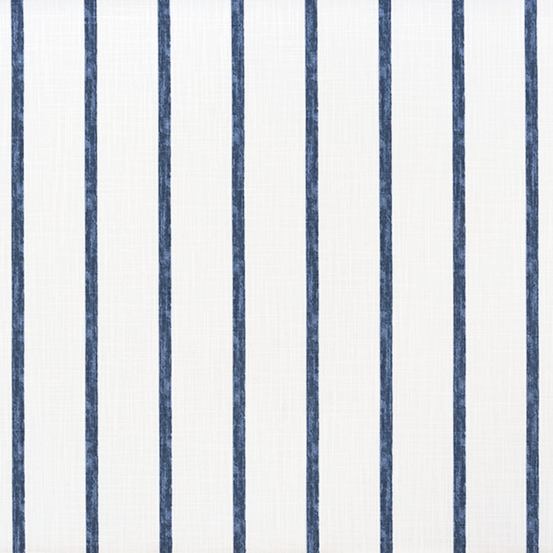 Back Tab Curtain Panels Pairs in Miles Italian Denim Blue Stripe