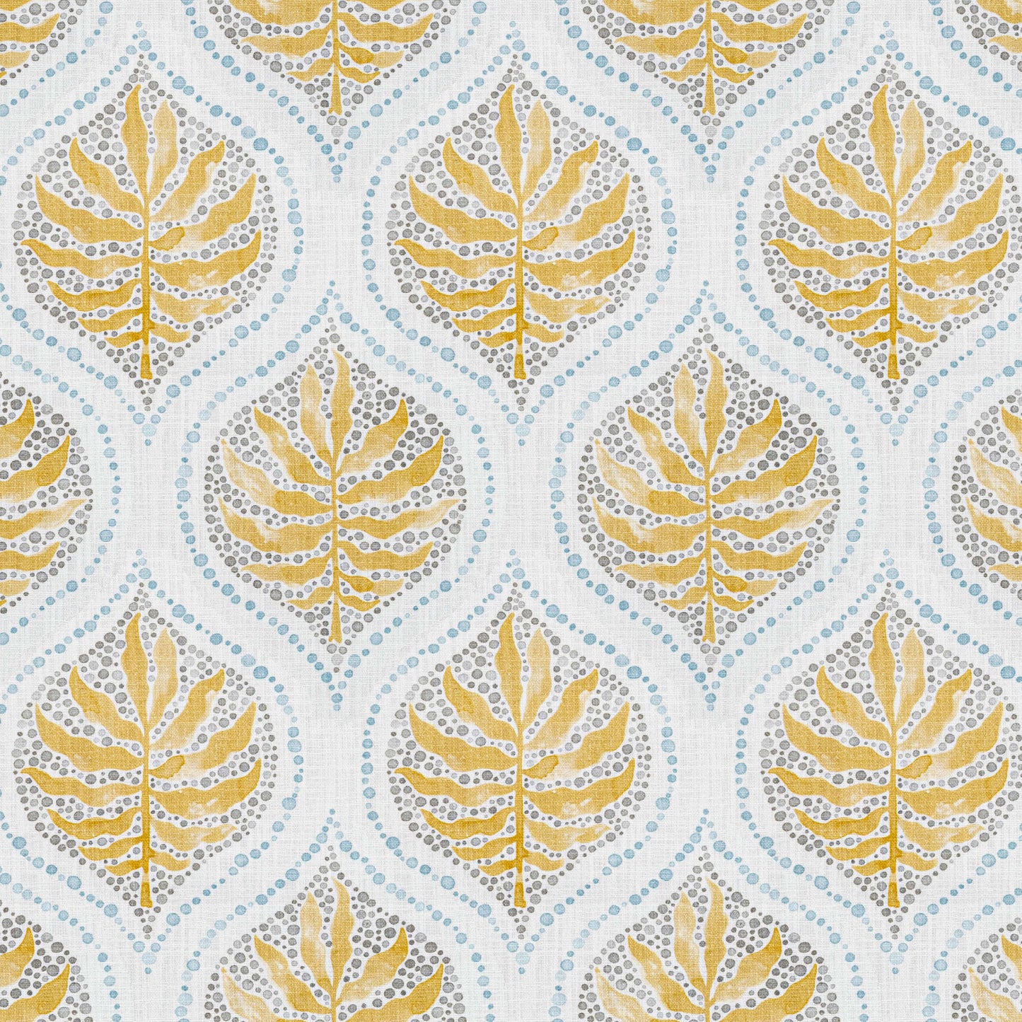 Scalloped Valance in Airlie Amber Ogee Floral Watercolor- Gold, Gray, Blue